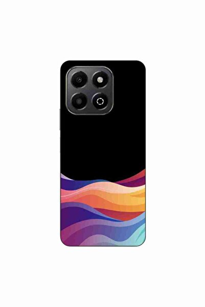 OEM Case compatible with Honor X6b Silicone Gel Tpu Model Neon Waves