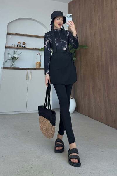 Hazamoda 3Lü Tesettür Mayo Takım Fırça