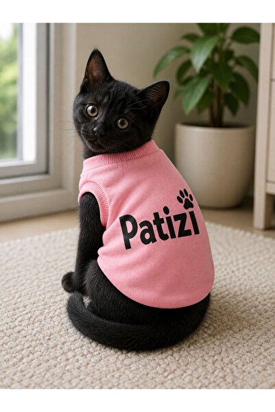 PATİZİSHOP Pet Moda Cat and Dog Tank Top Purple Color |   XL Size