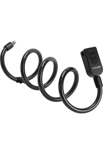 SOFLOW Anti-theft with fingerprint sensor, Black
