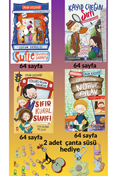 Timaş Çocuk 2. 3. 4. SınıfA Uygun İçerikli Ergün Kazanır Hikaye Seti- Kayıp Ç...