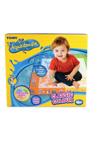 Tomy Aquadoodle Culori Clasice, covoraș pentru desen cu apă