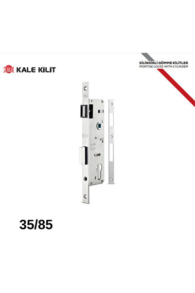 KALE 153/P-35 مم قفل باب PVC كروم ييل 153P3500001