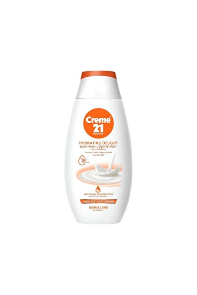 Creme 21 غسول جسم اكوا سوفت متعة الترطيب خالي من الكبريت من كريم 21 - 250مل