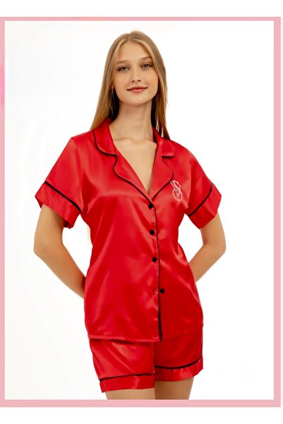 sulyra Satin Pajama Set Vicsec (Boxed)