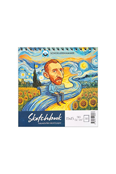 Schoellershammer Art Comics Sketchbook 15x15cm 90gr 30 Yaprak Yıldızlı Geceler