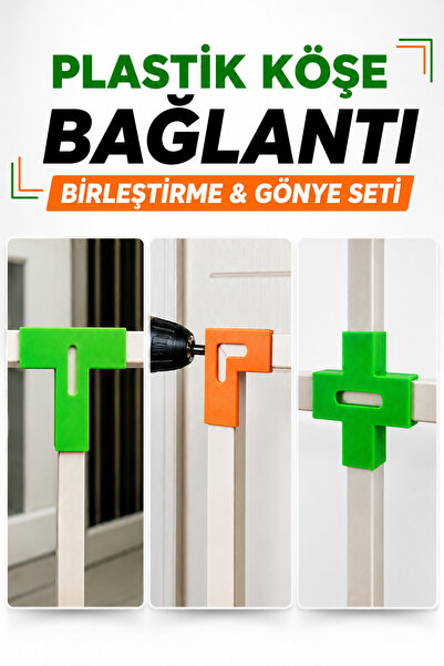 pratikmen Plastik Köşe Bağlantı Birleştirme ve Gönye Aparatı