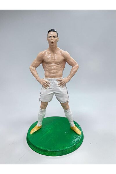 CRAFTEL Cristiano Ronaldo Real Madrid Efsanevi Kas Sevinci 3D Tasarım Heykelc...