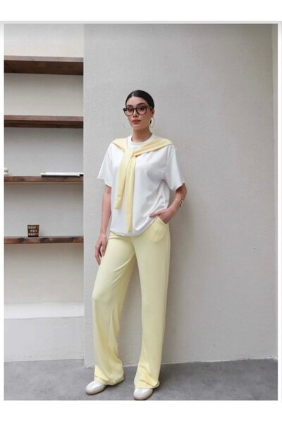 LİFERA Modal Shawl Collar Set