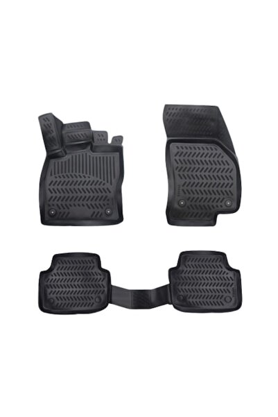 OEM Set de 4 covorașe de podea din cauciuc tip tavă pentru Skoda Octavia III ...
