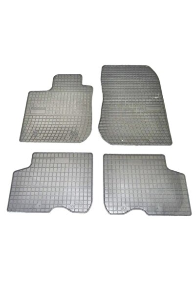 NOVATIM Rubber Car Mats Set dedicated DACIA LOGAN II 2014-> GREY