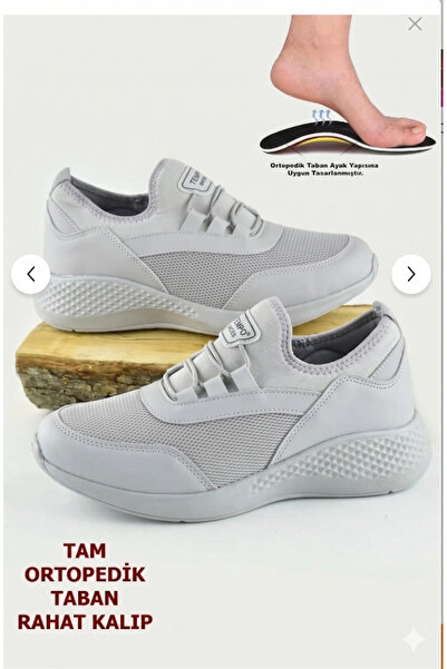 MORENİCA Tam Ortopedik Bağcıksız Sneaker Spor Ayakkabı