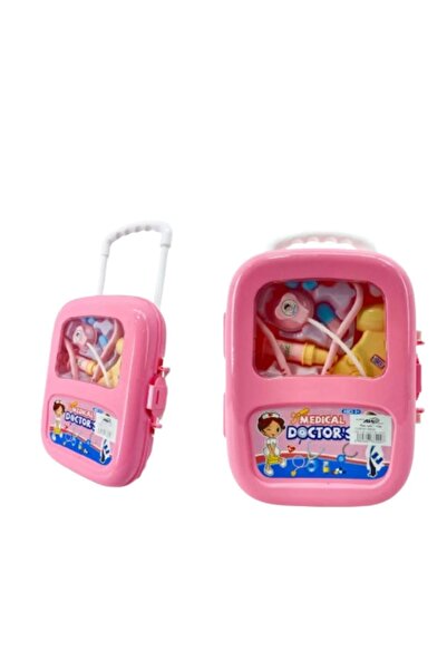 Leno Kids Rolling Medical Doctor Pretend Play Set