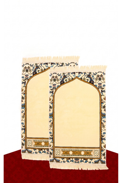 Segadty 2 Prayer Rugs Set-Soft, Thick, Durable Mihrab Prayer Mats Inspired by...