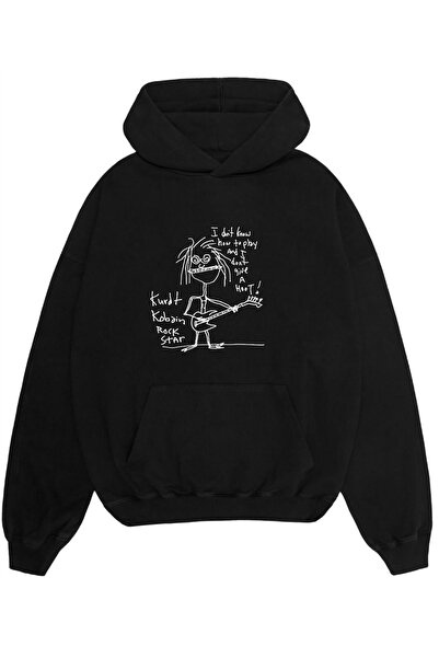 ELFERA Kurt Cobain Printed Sweatshirt