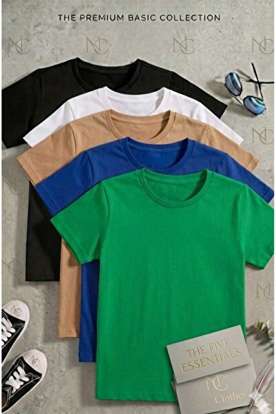 NC Nicee Clothes Tricou și pantaloni scurți de vară pentru copii, unisex (Pac...