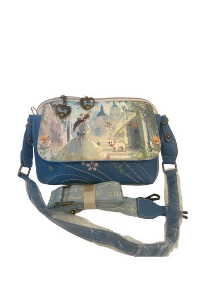 Sweet Candy Women's Crossbody Bag with Doll and 2 Main Compartments