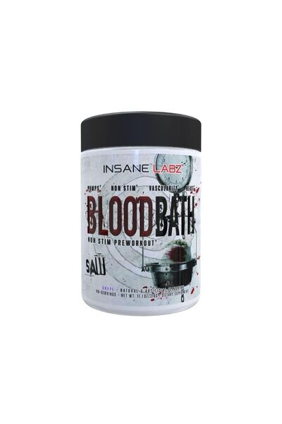 insane labz Saw Bloodbath, Non-Stim Pump Pre Workout Powder 40 Servings
