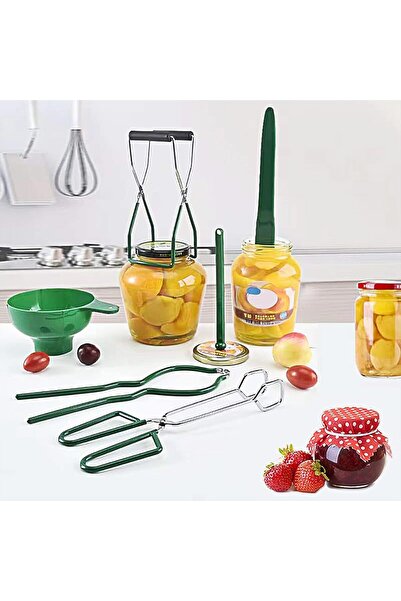 BPA Silk Route Canning Tools for Canners 6-Pieces, Green
