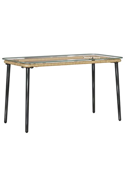 vidaxl Garden Table 80 x 40 x 45 cm polyrattan
