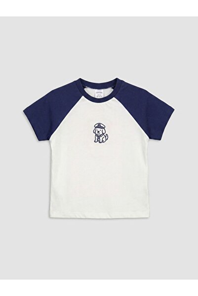 LC Waikiki تي شيرت LCW baby مطبوع عليه طفل رضيع