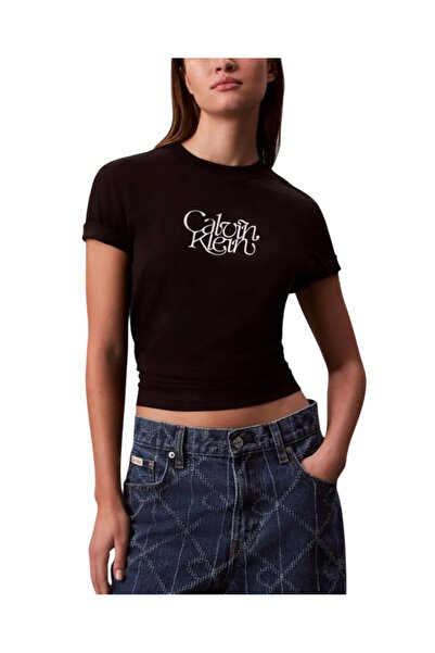 Calvin Klein Γυναικείο T-shirt Μαύρο LV047D210G-UB1