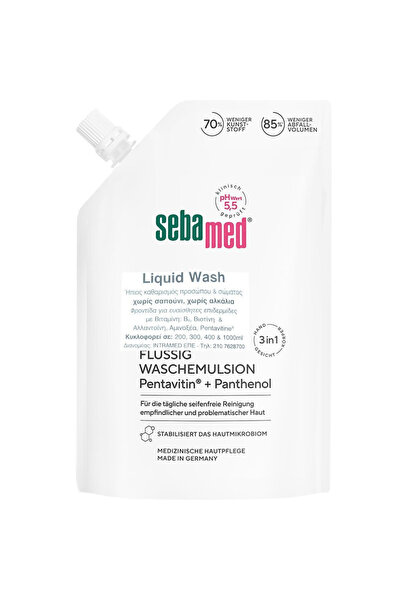 Sebamed Υγρό Καθαριστικό Προσώπου & Σώματος Ανταλλακτικό, Ήπιο Καθαριστικό γι...