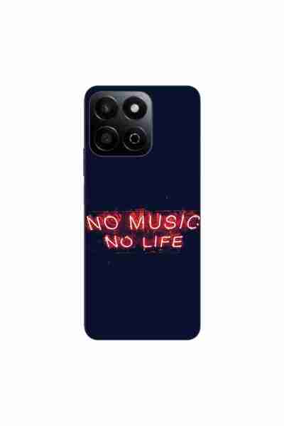 OEM Husa compatibila cu Honor 200 Smart Silicon Gel Tpu Model No Music No Life