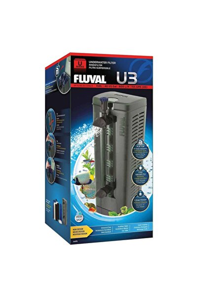 Generic Brand U3 Φίλτρο Ενυδρείου με Απόδοση 600lt/h