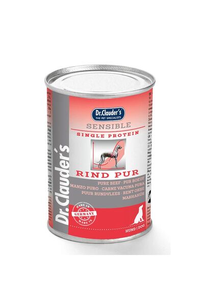 Dr. Clauder'S Dr.Clauder’s Sensible Single Protein Beef Pure Κονσέρβα Σ...