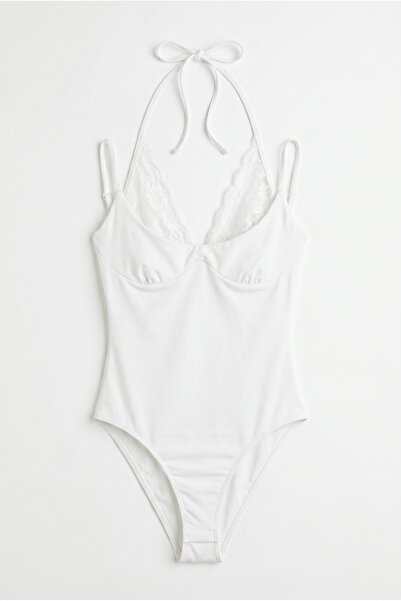 NOTHING Lace Detailed Bodysuit