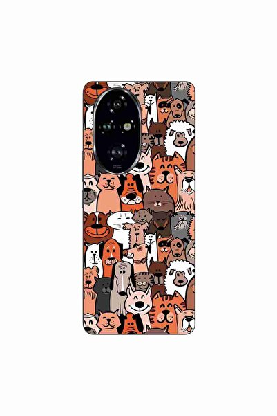 OEM Husa compatibila cu Honor 200 Pro Silicon Gel Tpu Model Caini si Pisici P...