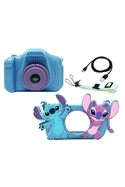 LEXIBOOK Camera digitala foto-video cu husa, Lexibook, Disney Stitch, 8GB