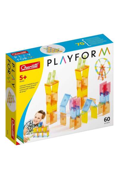 quercetti Set de constructie, Quercetti, Playform, 60 piese