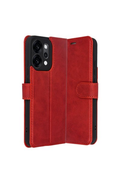 Ethab Ticaret GLB-STL41414 Reno 14 Trend S Plus Flip Case - Red