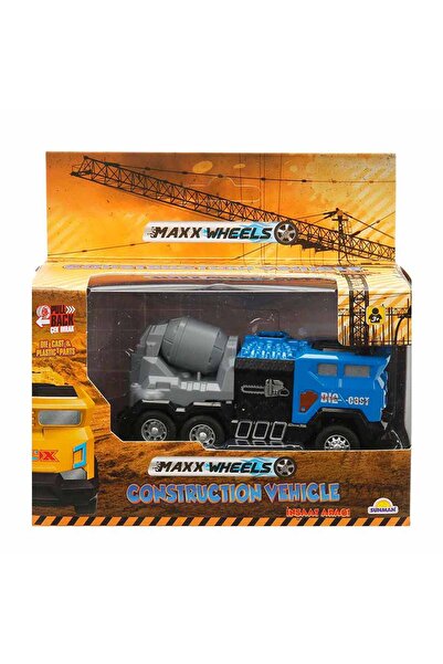 Maxx Wheels Vehicul de constructie cu betoniera, Maxx Wheels, Albastru