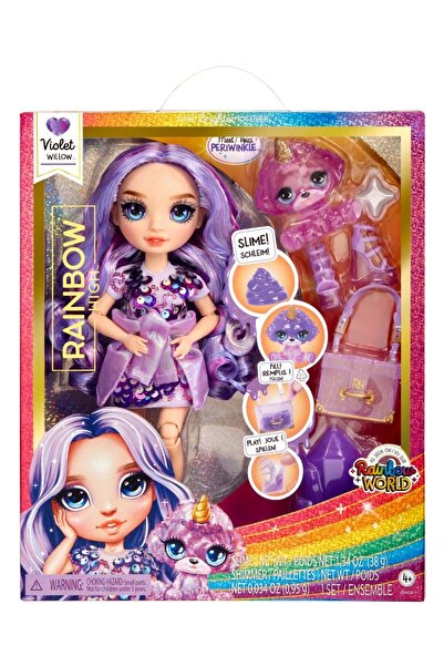 Rainbow High Papusa Rainbow High, Sparkle Slime, Violet Willow, 120223EU