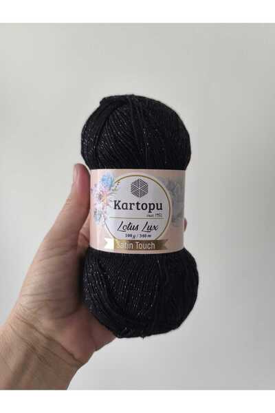 Kartopu Lotus Lux Simli K940 Black Lot 73925