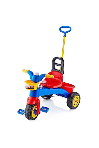 Güçlü Toys Prima mea tricicleta cu maner si claxon, Guclu Toys, Sweet