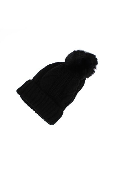 ButicCochet Women's hat, ButicCochet, 70% viscose 30% wool, one size, Black -...