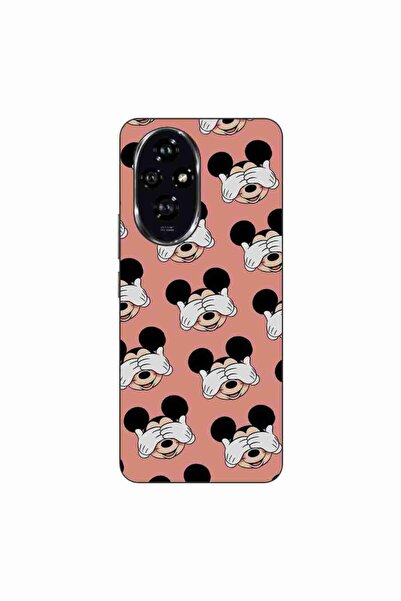 OEM Husa compatibila cu Honor 200 Silicon Gel Tpu Model Mickey Pattern Peek A...