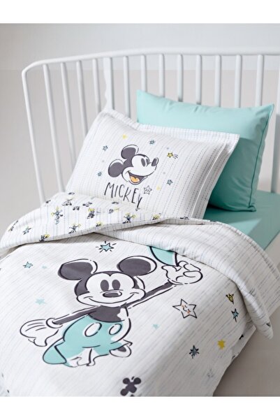 Özdilek Mickey Mouse Good Night Disney Licensed Baby Bedding Set – 100% Cotton