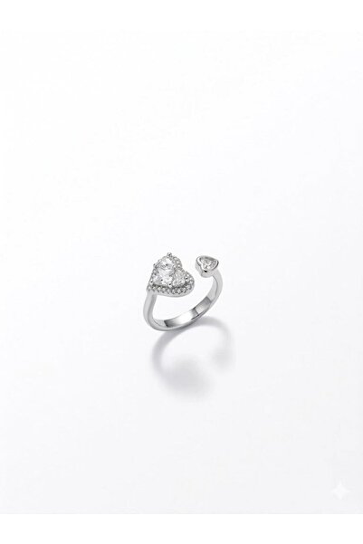 Mestore Heart Design Gemstone Ring
