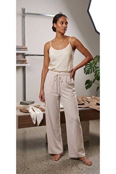 Butik Sofya Bambu Keten Bol Rahat Pantolon