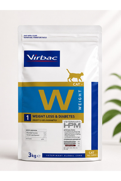 Virbac Cat Veterinary HPM W1 Kedi Maması 3 kg