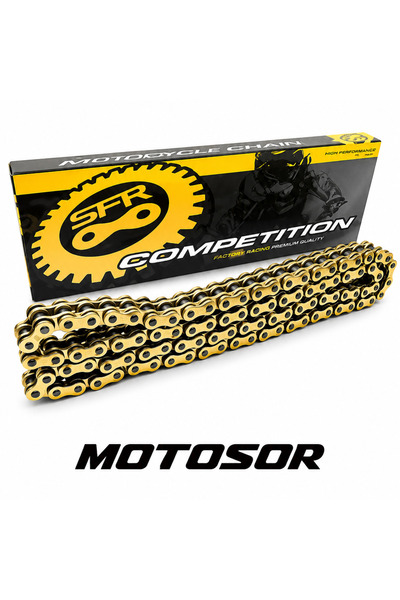 Sfr 520HO 128L Gold Oringli Motosiklet Zinciri Pulsar NS200 RS200 R25 CBR250 ...