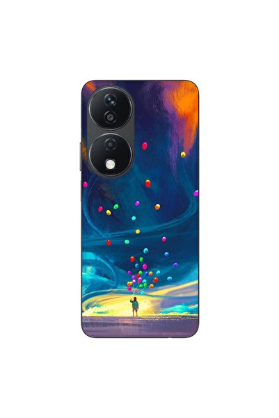 OEM Θήκη συμβατή με Honor X7b από σιλικόνη gel TPU με σχέδιο Μπαλόνια του Σύμ...