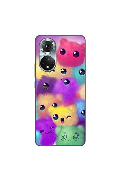OEM Husa compatibila cu Honor 50 Silicon Gel Tpu Model Pufosi Colorati