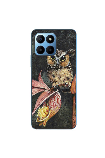 OEM Husa compatibila cu Honor 70 Lite Silicon Gel Tpu Model Owl Painted