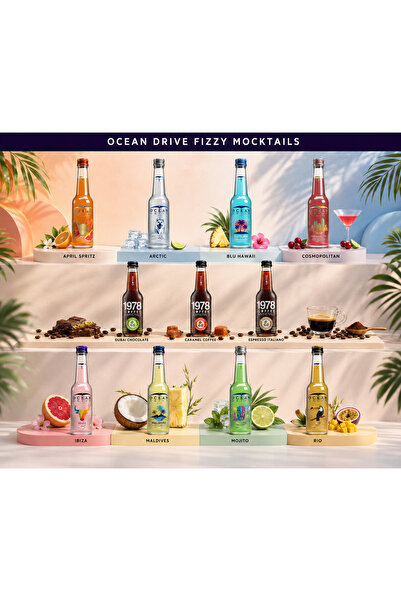 OCEAN DRIVE Mineralli Gazlı İçecek Seti 12 X 250 Ml